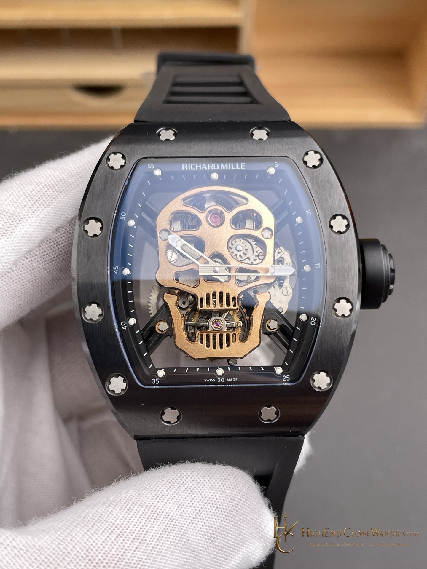 Richard Mille RM 52 dial and marker detail super clone watch