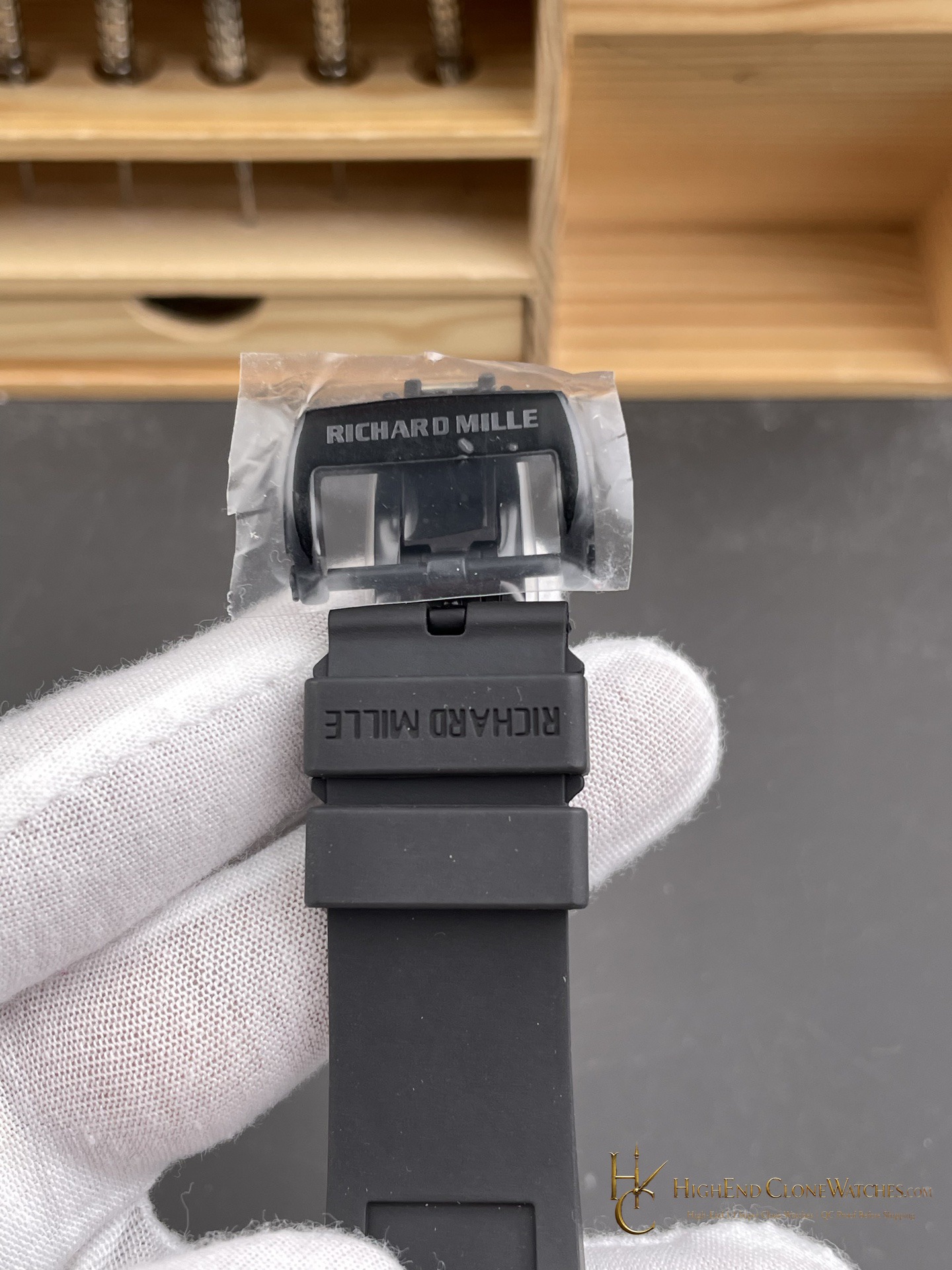 Richard Mille RM 52 buckle or clasp detail super clone watch