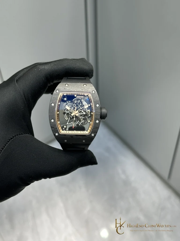 Richard Mille RM 55 front view super clone watch