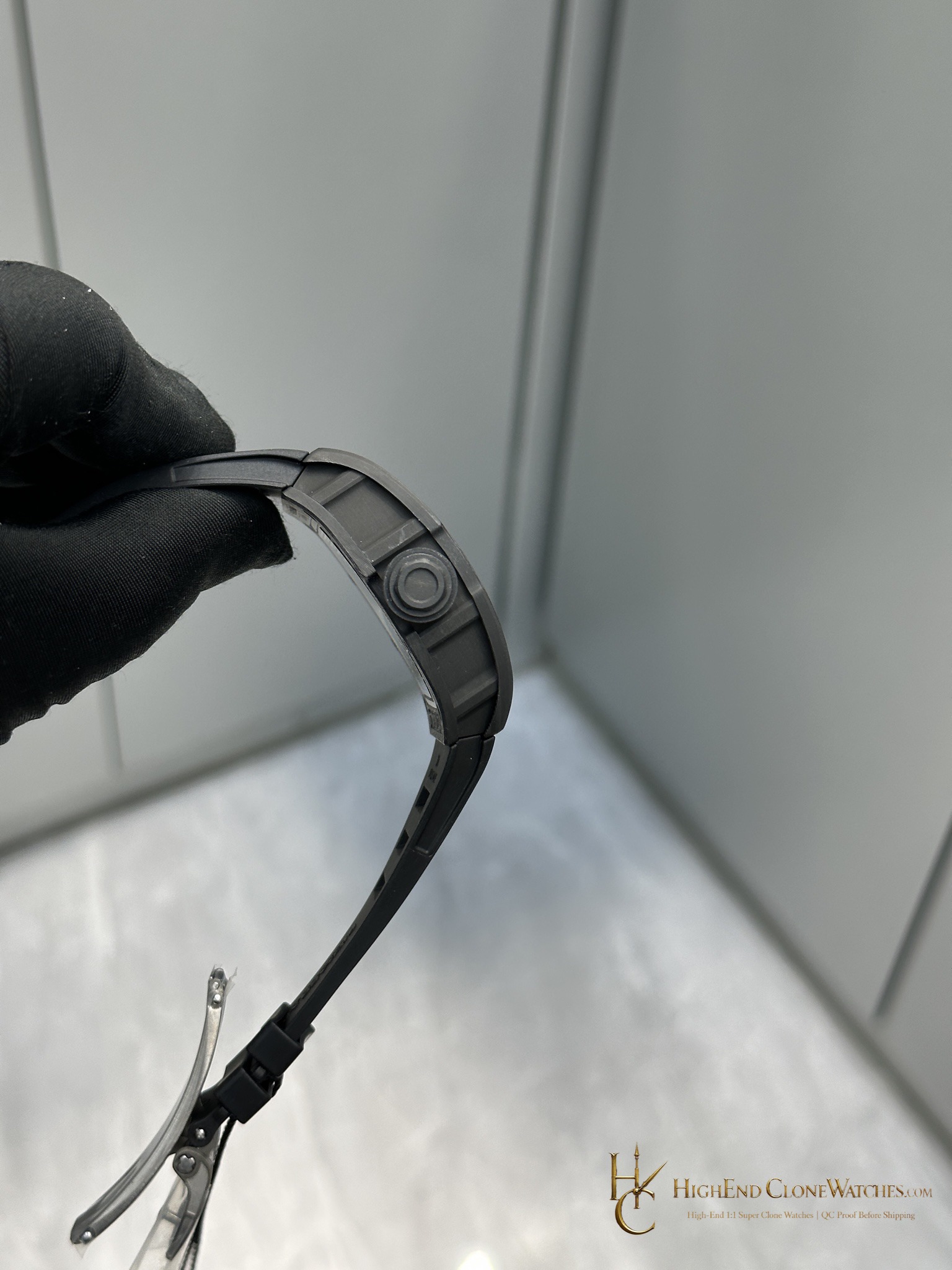 Richard Mille RM 55 bezel detail super clone watch