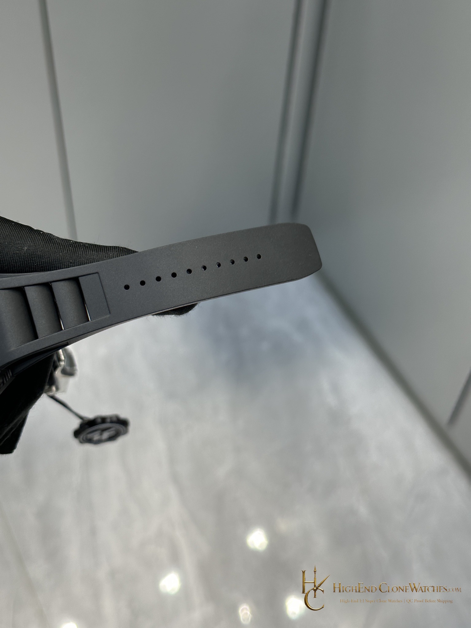 Richard Mille RM 55 buckle or clasp detail super clone watch