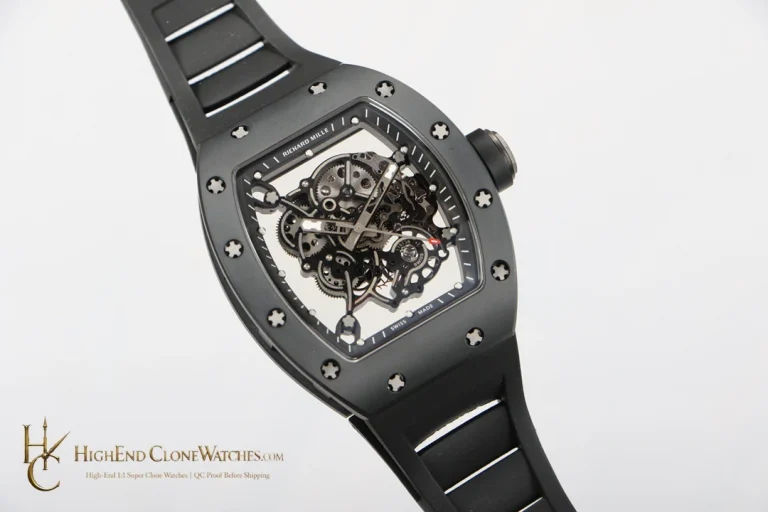 Richard Mille RM 55 front view super clone watch