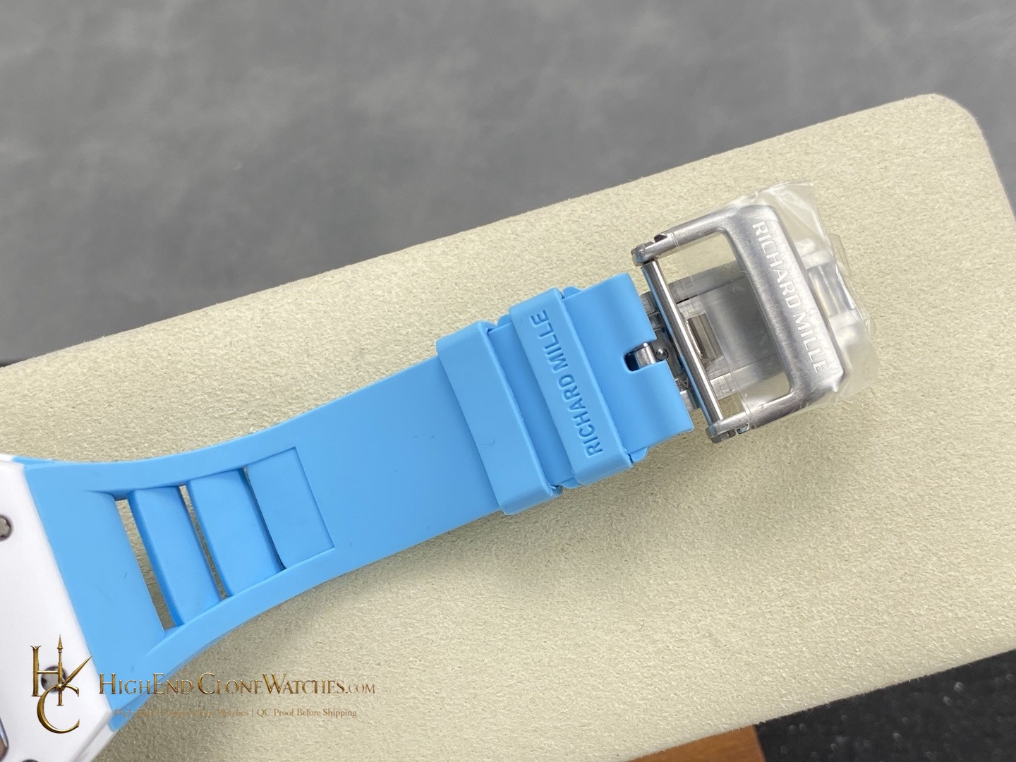 Richard Mille RM 55 caseback view super clone watch