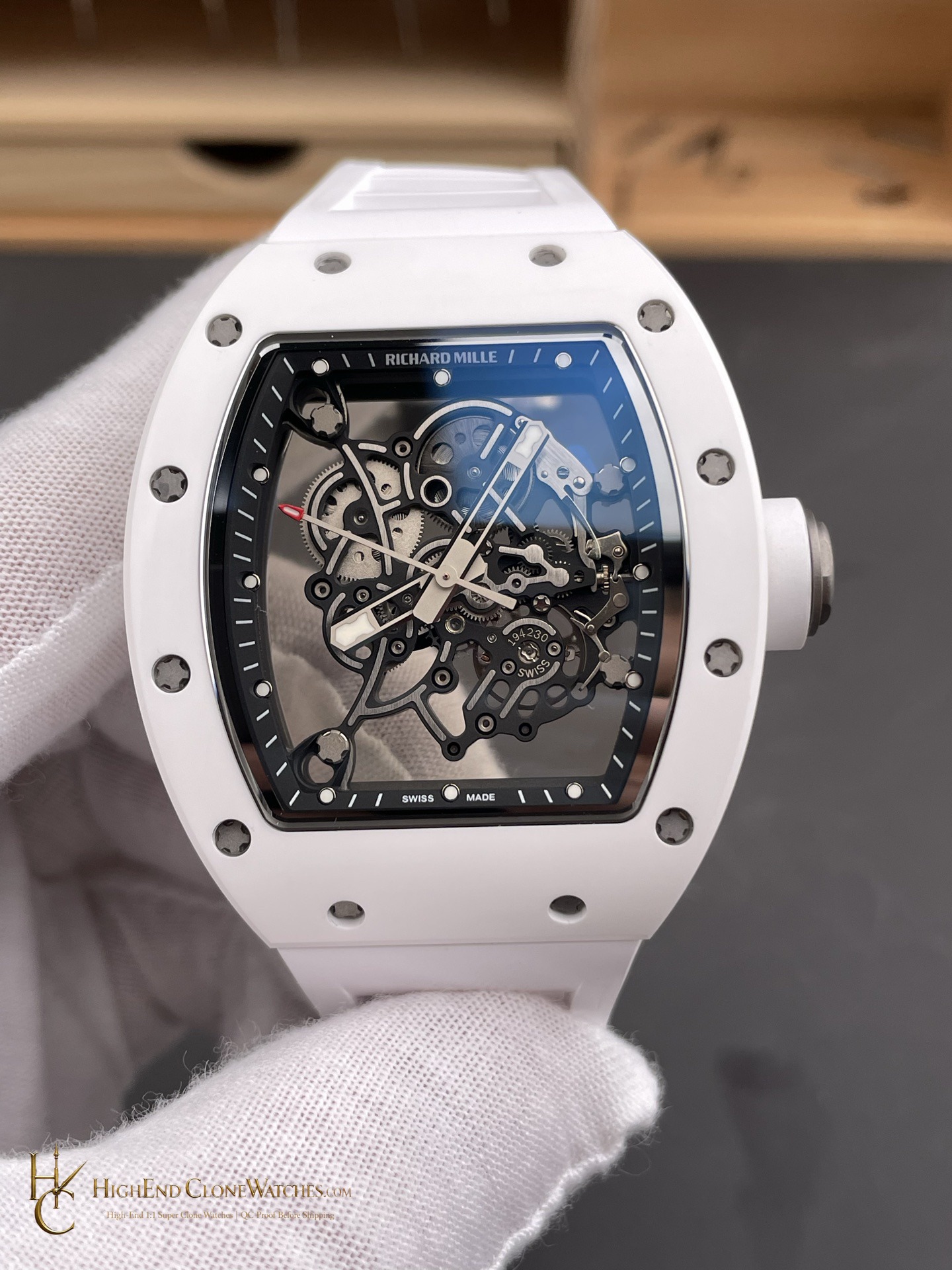 Richard Mille RM 55 dial and marker detail super clone watch