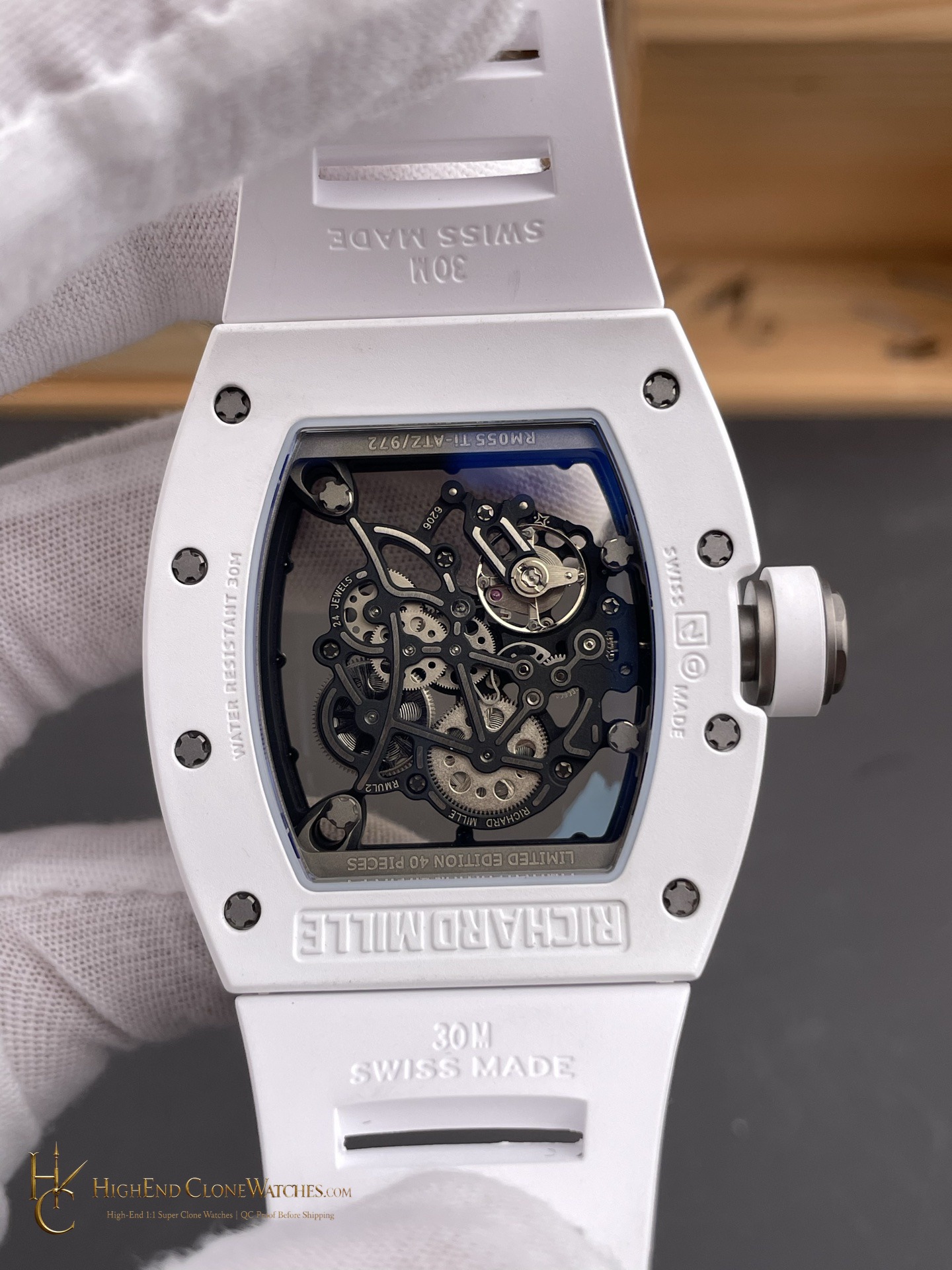 Richard Mille RM 55 side case profile super clone watch
