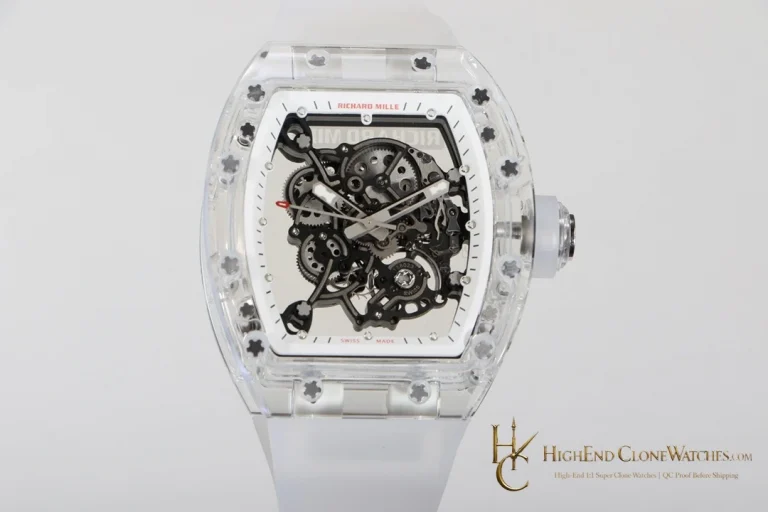 Richard Mille RM 55 front view super clone watch