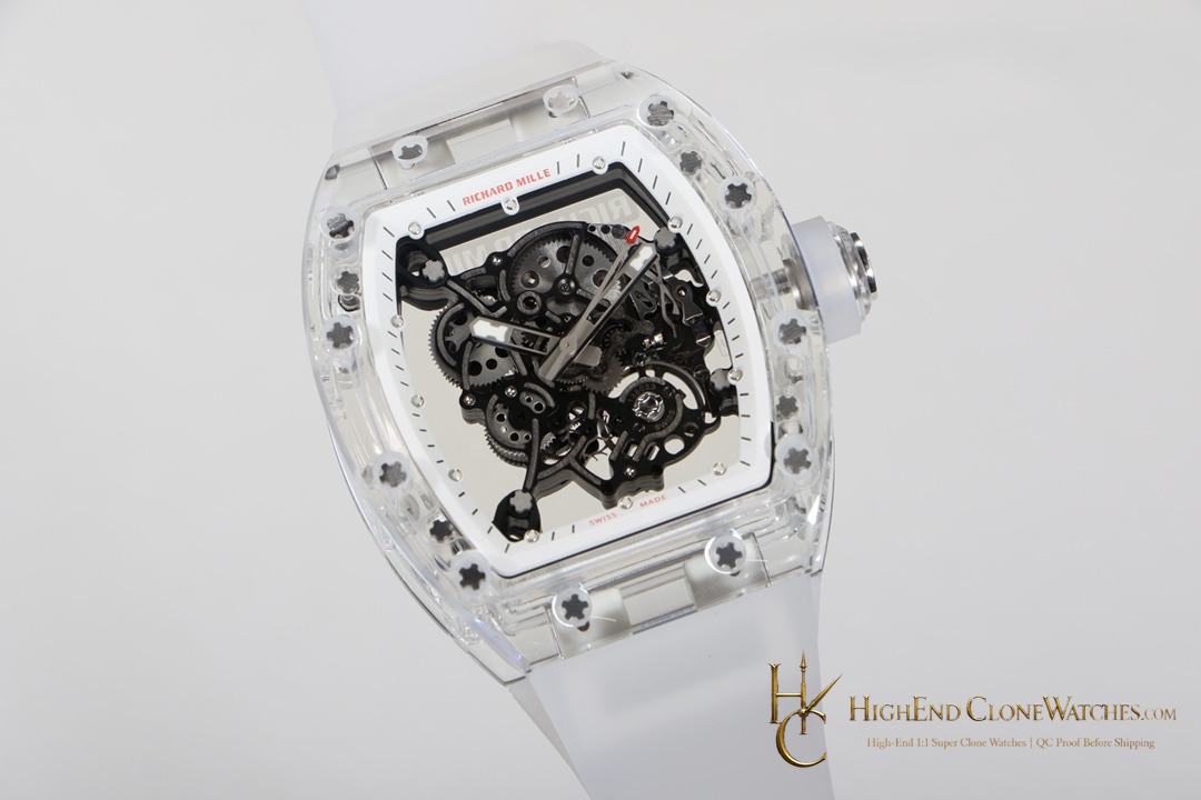 Richard Mille RM 55 bezel detail super clone watch