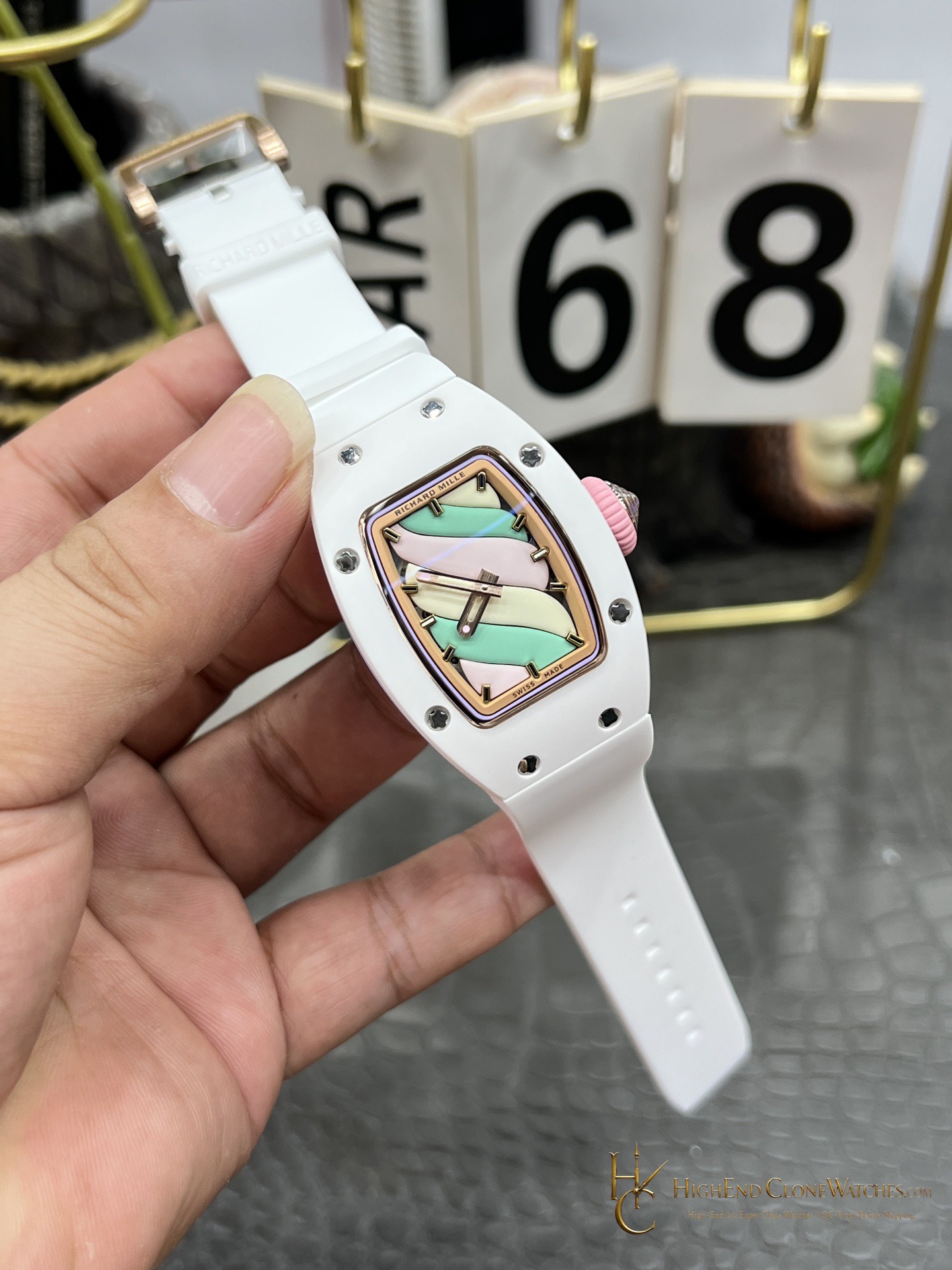 Richard Mille RM 07-03 caseback view super clone watch