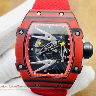Richard Mille RM 27-02 angled dial view super clone watch