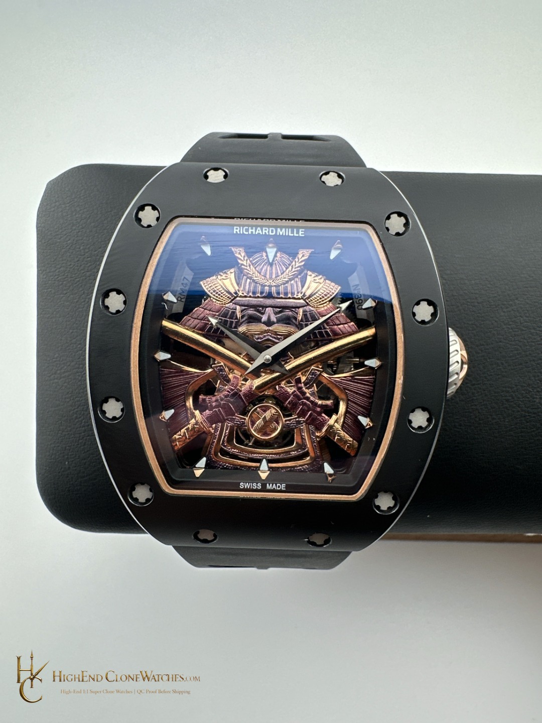 Richard Mille RM 47 front view super clone watch