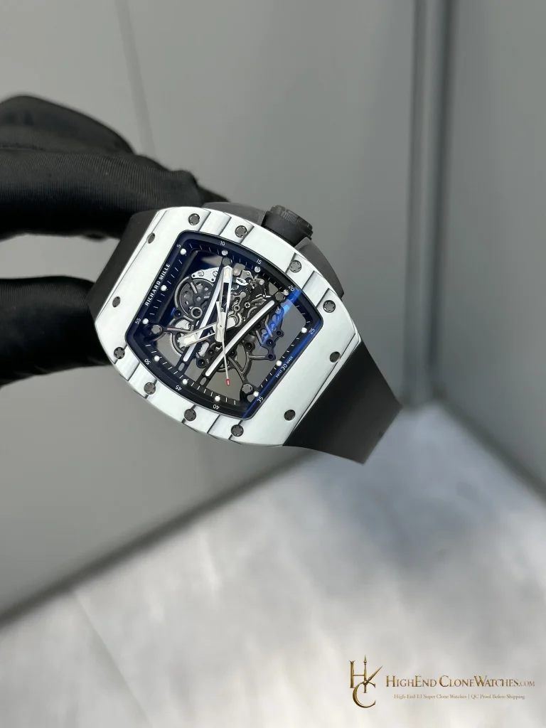 Richard Mille RM 61-01 angled dial view super clone watch
