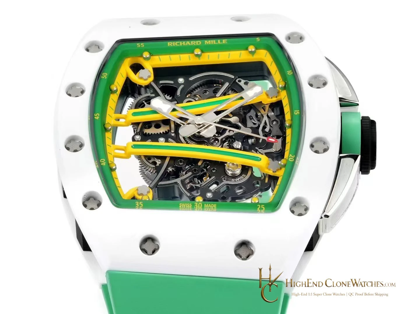 Richard Mille RM 61-01 dial and marker detail super clone watch