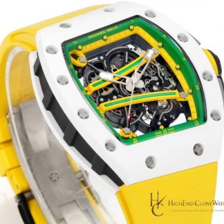 Richard Mille RM 61-01 angled dial view super clone watch