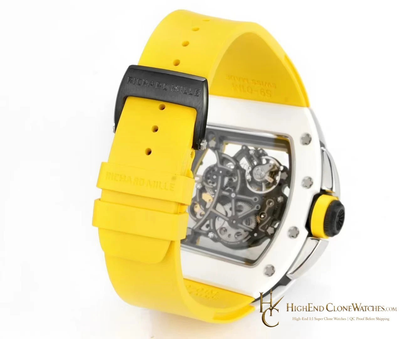 Richard Mille RM 61-01 caseback view super clone watch