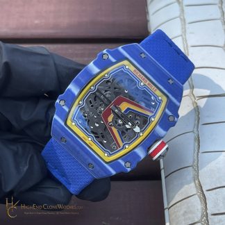 Richard Mille RM 67-02 angled dial view super clone watch
