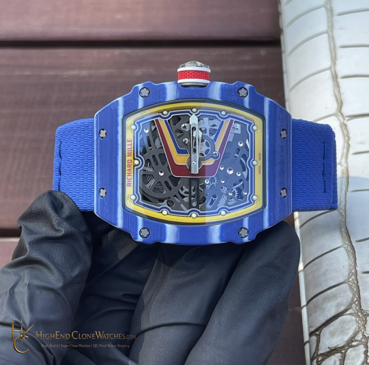 Richard Mille RM 67-02 dial and marker detail super clone watch