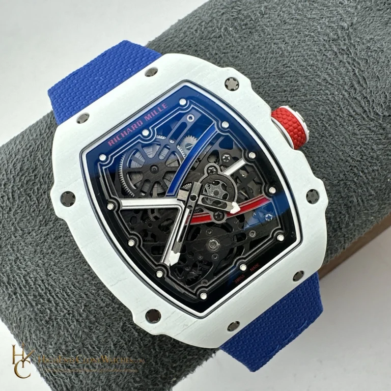 Richard Mille RM 67-02 angled dial view super clone watch