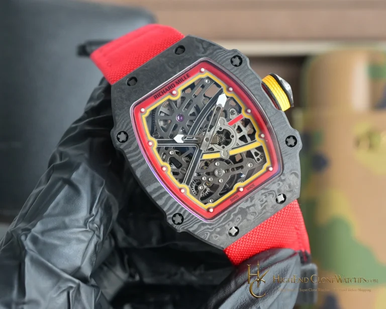 Richard Mille RM 67-02 angled dial view super clone watch