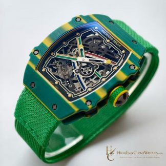 Richard Mille RM 67-02 angled dial view super clone watch