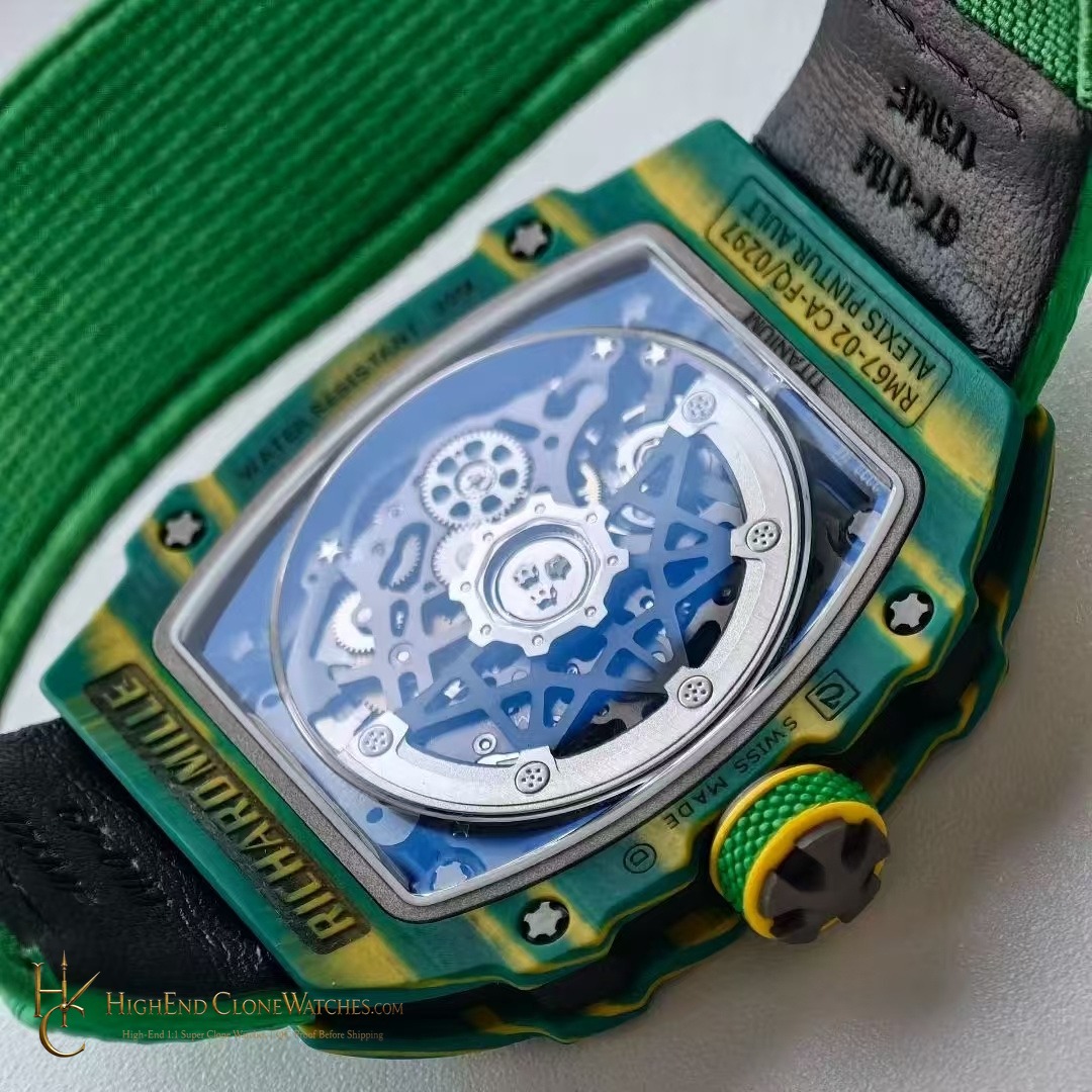 Richard Mille RM 67-02 buckle or clasp detail super clone watch