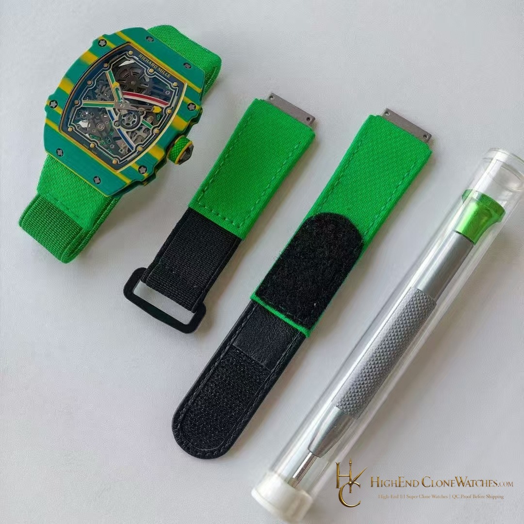Richard Mille RM 67-02 caseback view super clone watch