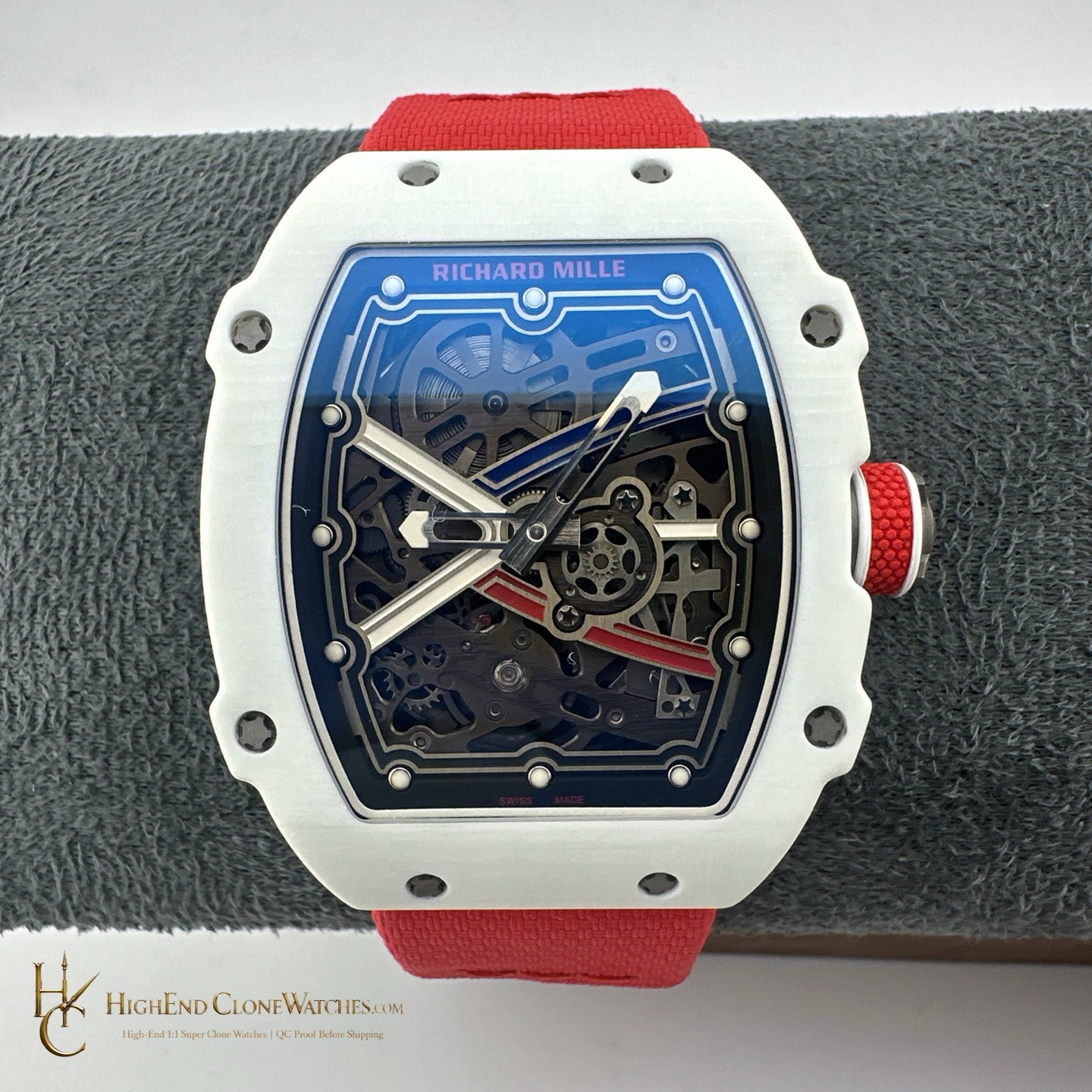 Richard Mille RM 67-02 front view super clone watch