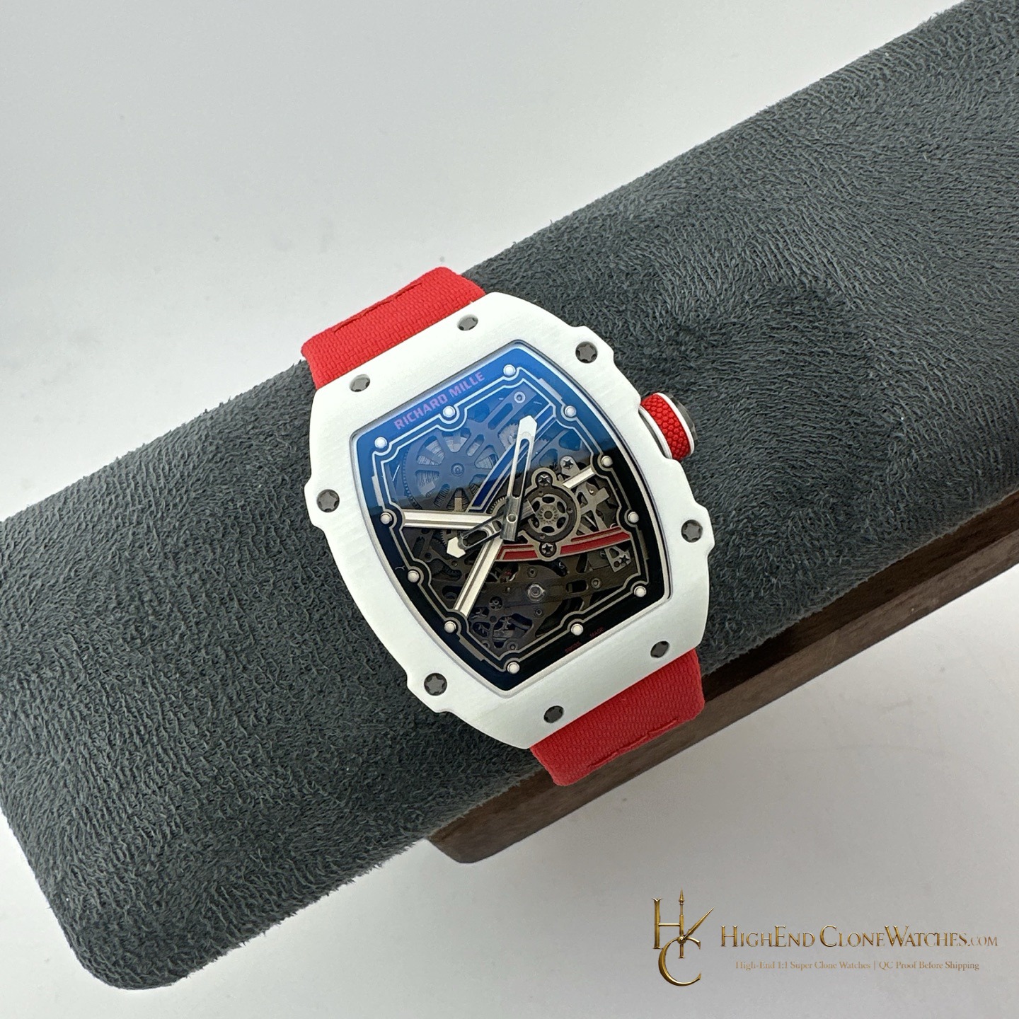 Richard Mille RM 67-02 bezel detail super clone watch