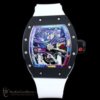 Richard Mille RM 68-01 angled dial view super clone watch