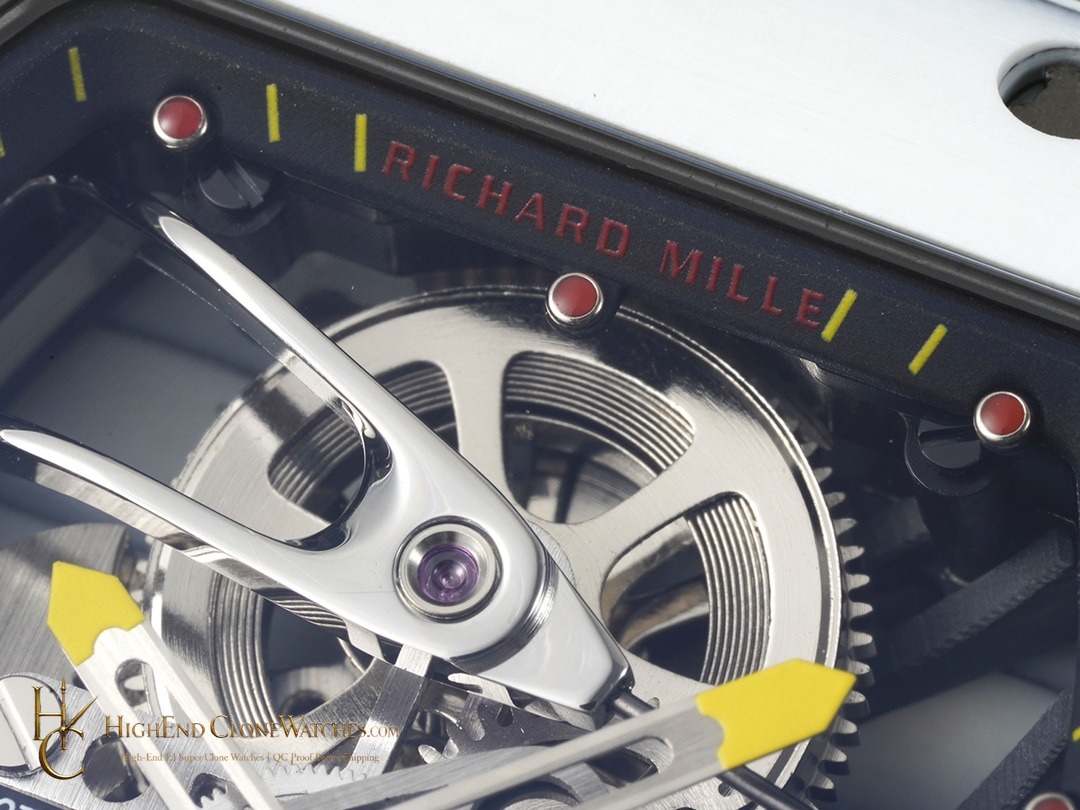 Richard Mille RM 27-02 bezel detail super clone watch
