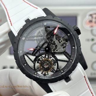 Roger Dubuis Excalibur DBEX0577 angled dial view super clone watch