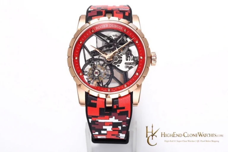 Roger Dubuis RDDBEX0938 rose-gold-tone case super clone watch