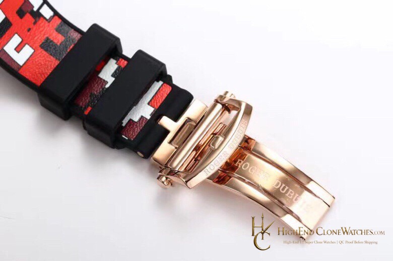 Roger Dubuis Excalibur RDDBEX0938 buckle or clasp detail super clone watch