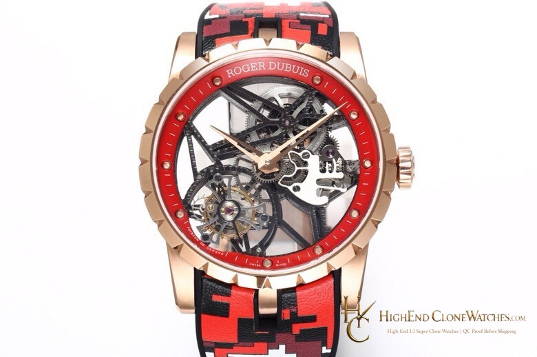 Roger Dubuis Excalibur RDDBEX0938 caseback view super clone watch