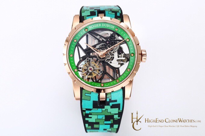 Roger Dubuis Excalibur RDDBEX0939 front view super clone watch