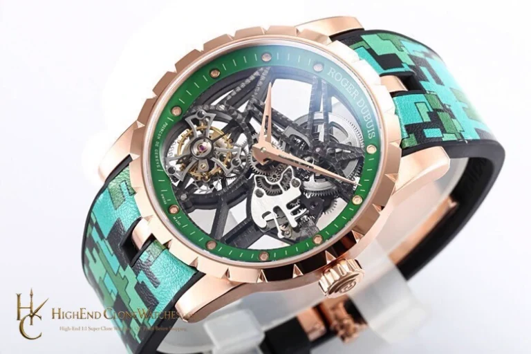Roger Dubuis RDDBEX0939 rose-gold-tone case super clone watch