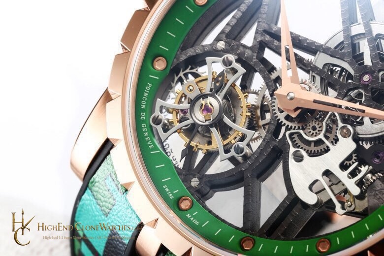 Roger Dubuis Excalibur RDDBEX0939 side case profile super clone watch