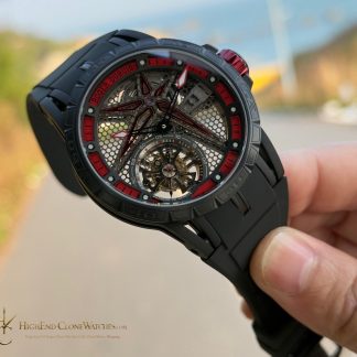 Roger Dubuis Excalibur Spider DBEX0817 front view super clone watch