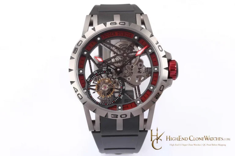 Roger Dubuis RDDBEX0545 silver-black Spider case super clone watch