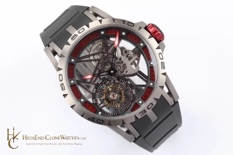 Roger Dubuis RDDBEX0545 silver-black Spider case super clone watch