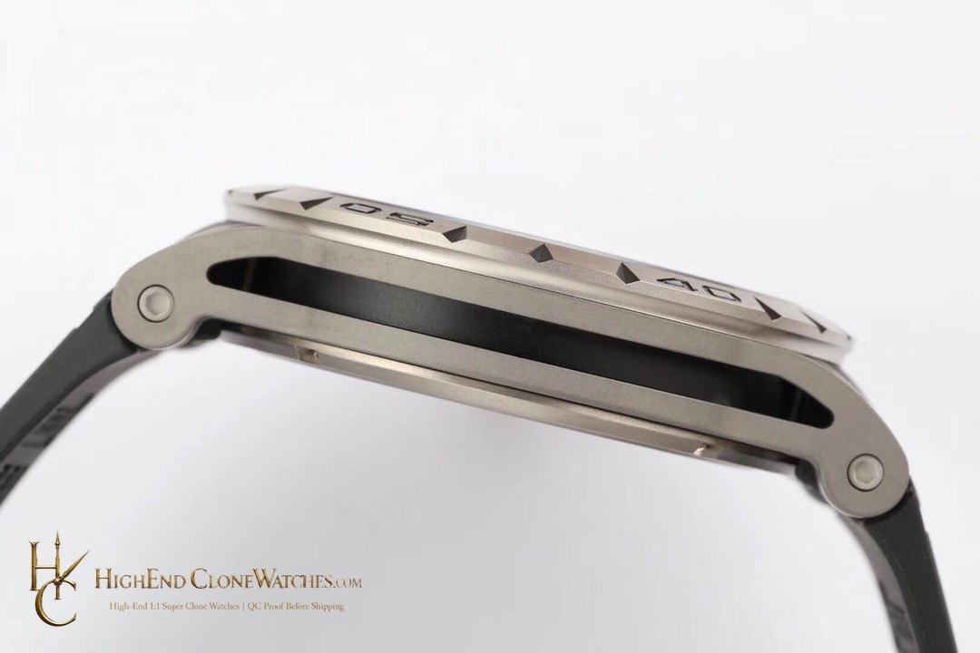Roger Dubuis Excalibur Spider RDDBEX0545 crown and case detail super clone watch
