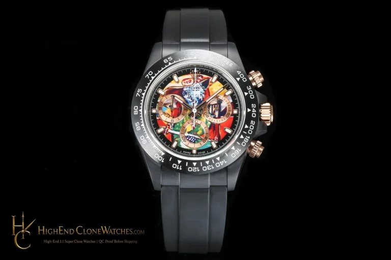 Rolex AET Daytona front view super clone watch