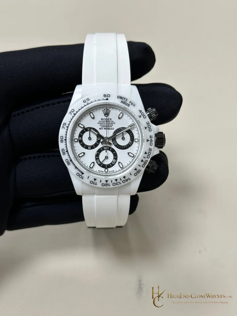 Rolex AET Daytona front view super clone watch