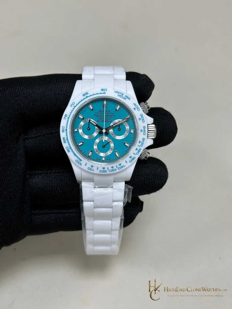 Rolex AET Daytona front view super clone watch