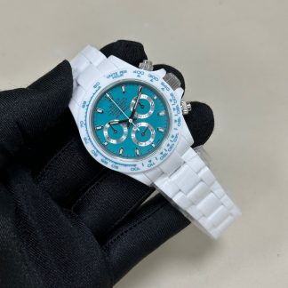 Rolex AET Daytona angled dial view super clone watch