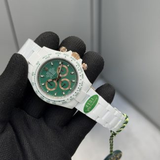 Rolex AET Daytona angled dial view super clone watch