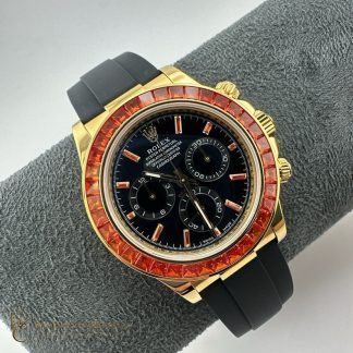 Rolex Daytona angled dial view super clone watch