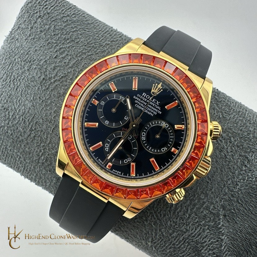 Rolex Daytona dial and marker detail super clone watch