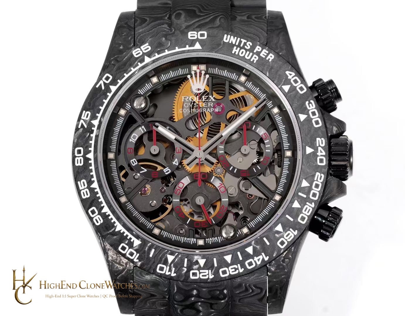 Rolex Daytona dial and marker detail super clone watch