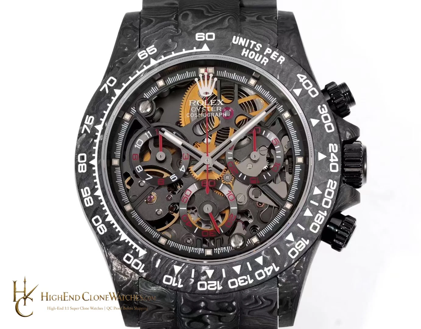 Rolex Daytona dial and marker detail super clone watch
