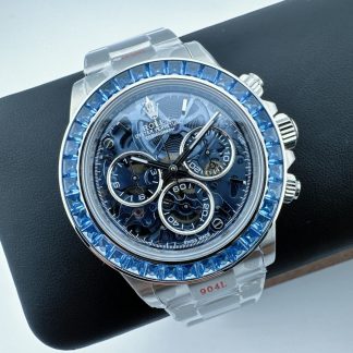 Rolex Arolla Daytona angled dial view super clone watch